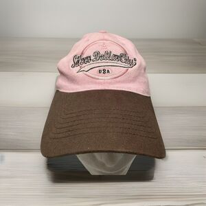 Pink Silver Dollar City USA Hat Cap Adjustable Strapback Baseball Embroidered